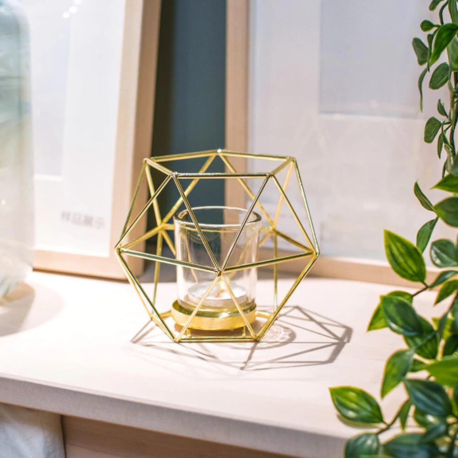 Geometric Candle Holder Lantern