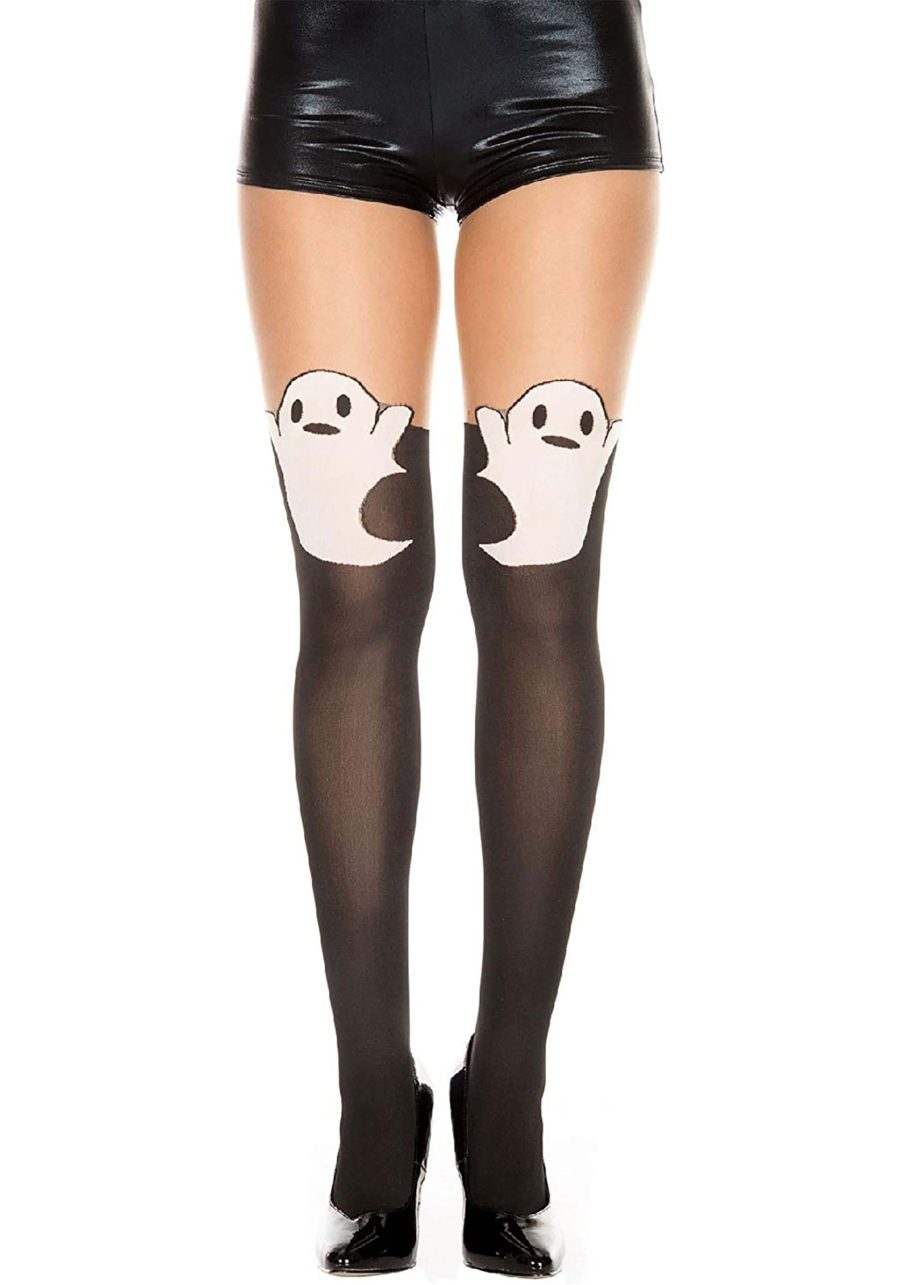 Ghost Print Tights