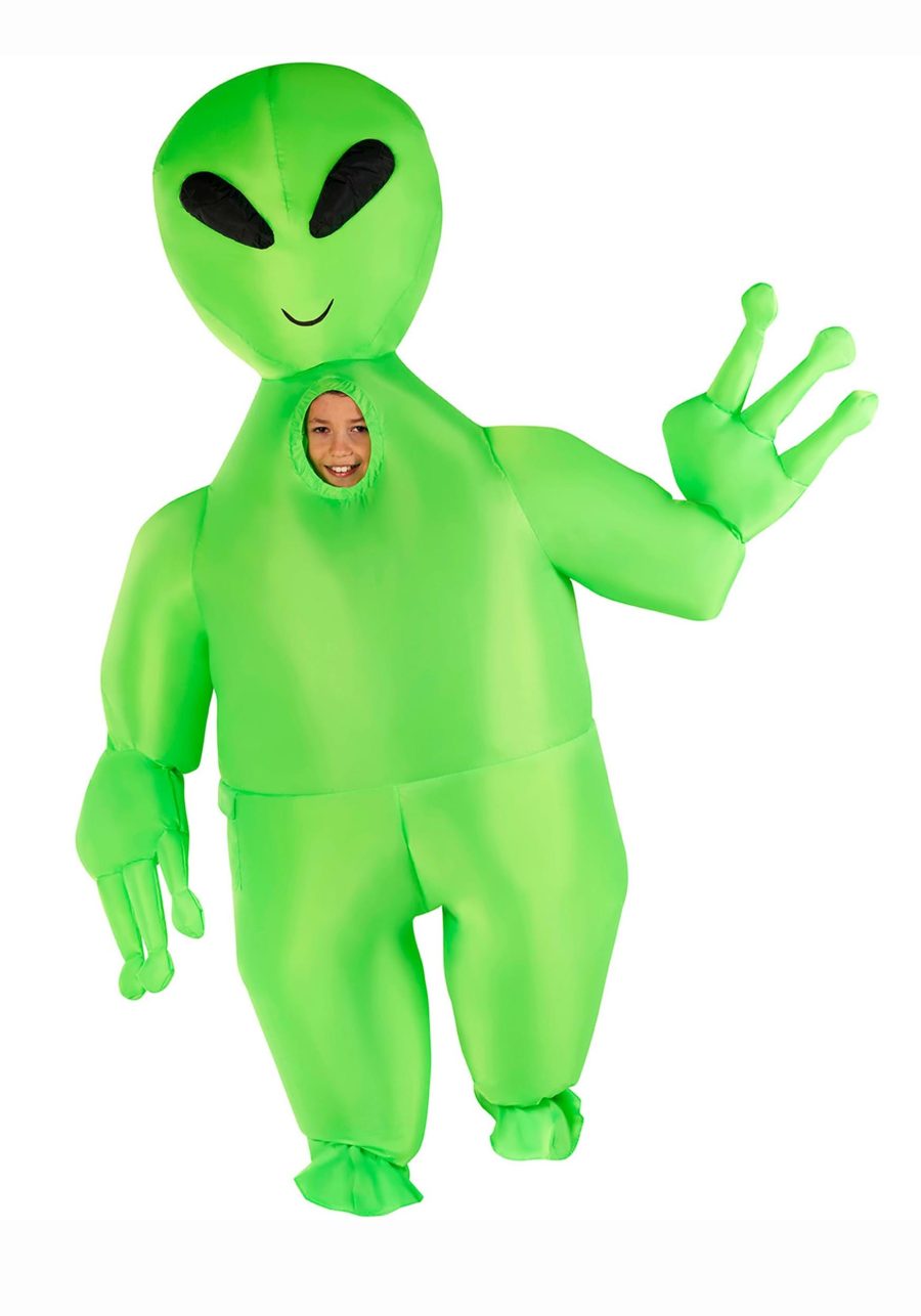 Giant Alien Inflatable Kids Costume