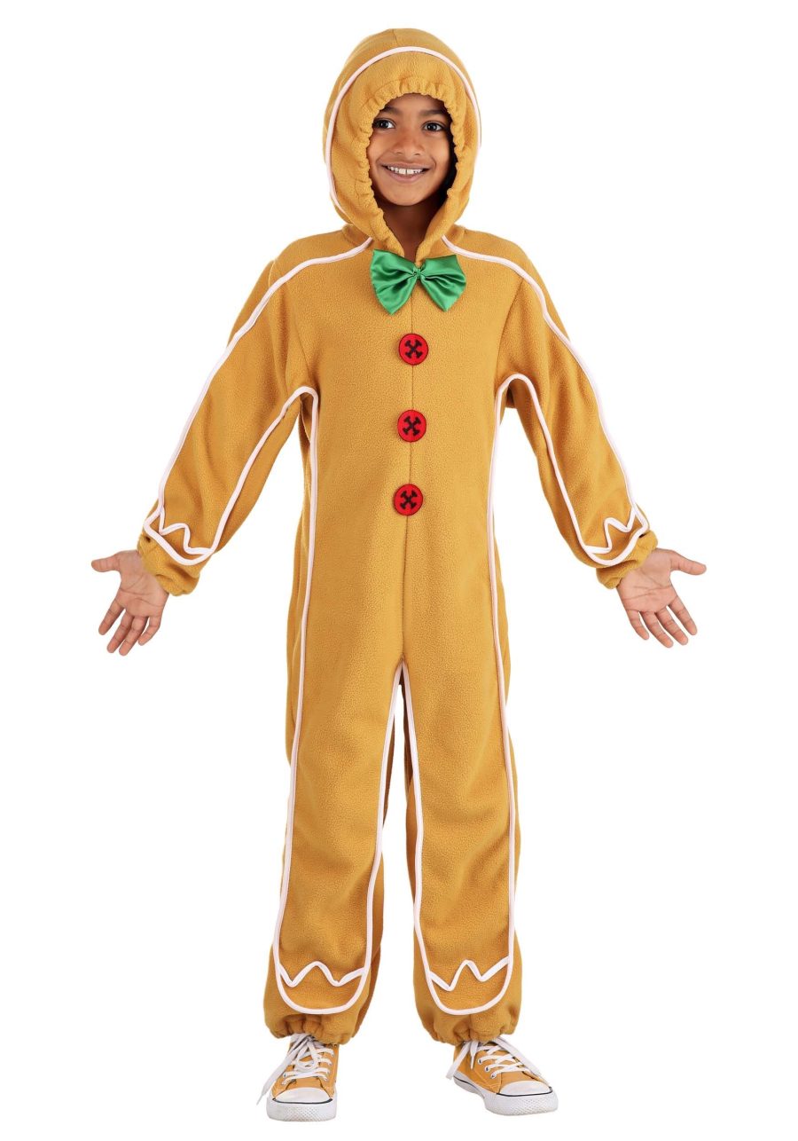 Gingerbread Man Onesie Kid's Costume