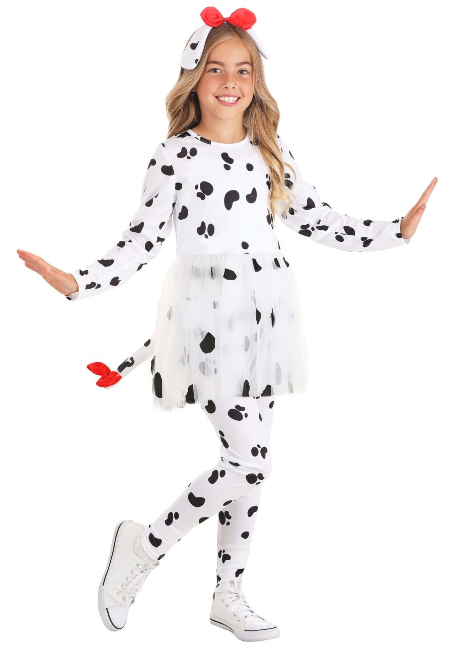 Girl's Adorable Dalmatian Costume