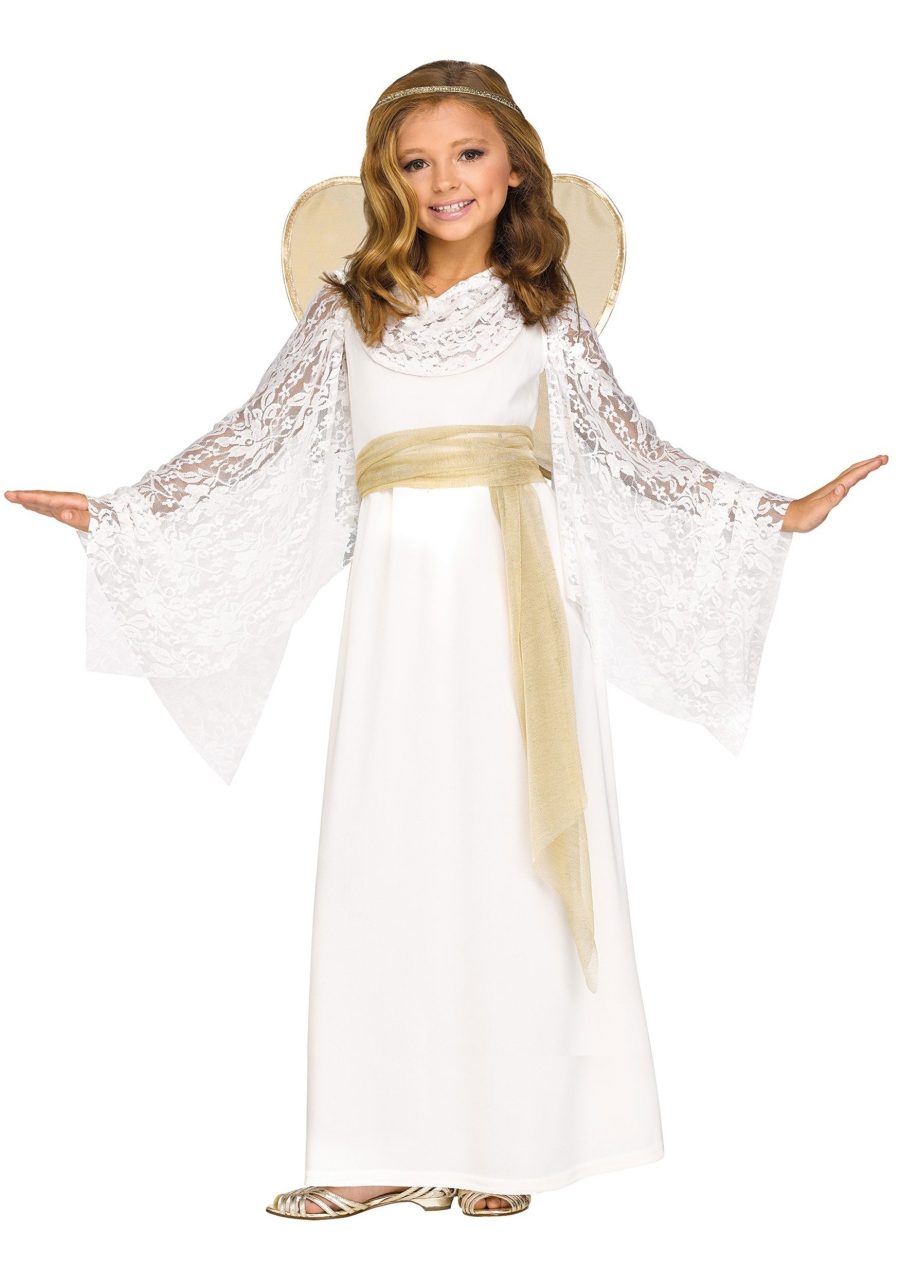 Girl's Angelic Maiden Costume