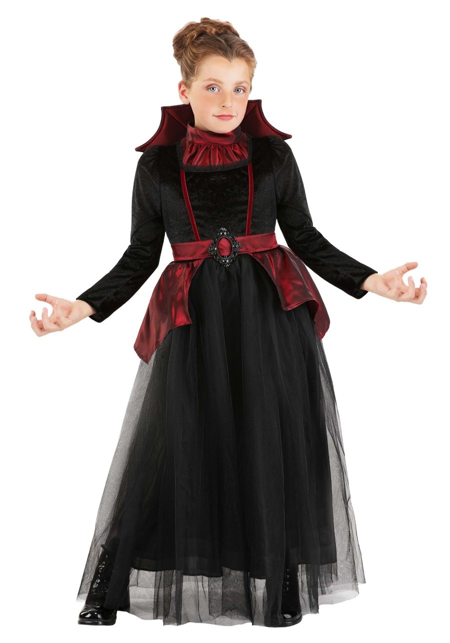 Girl's Batwing Vampire Costume Dress