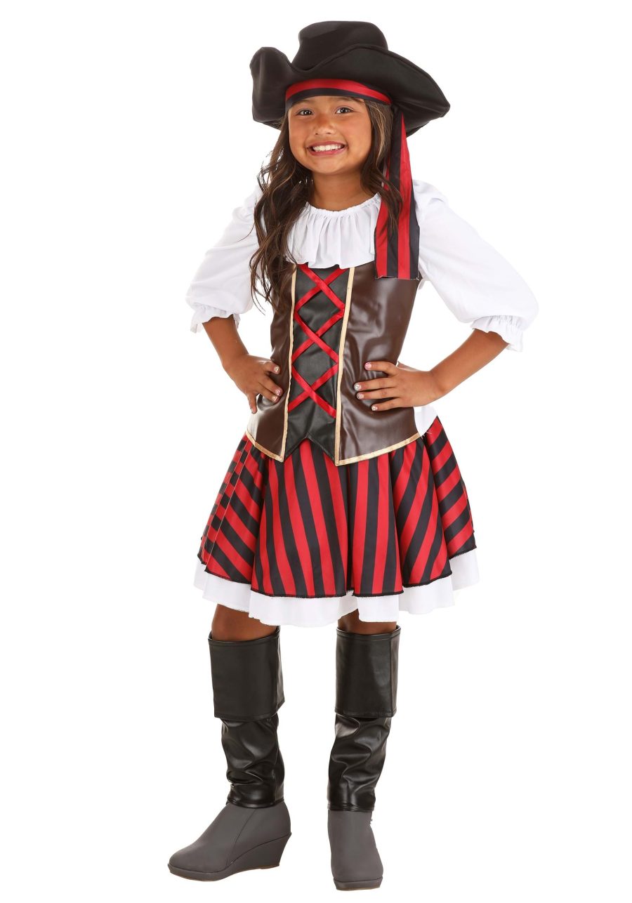 Girl's Budget Pirate Costume Dress