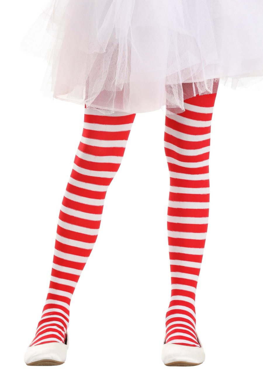 Girl's Candy Stripe Tights