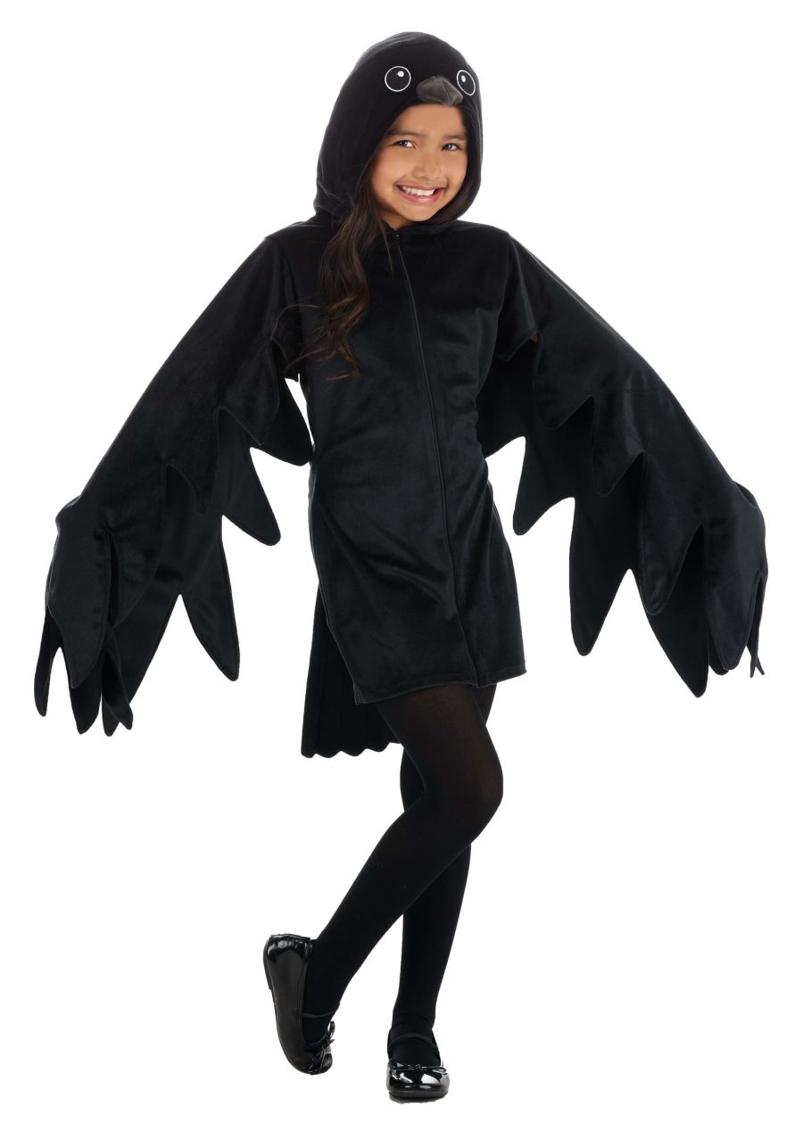 Girl's Classy Crow Costume