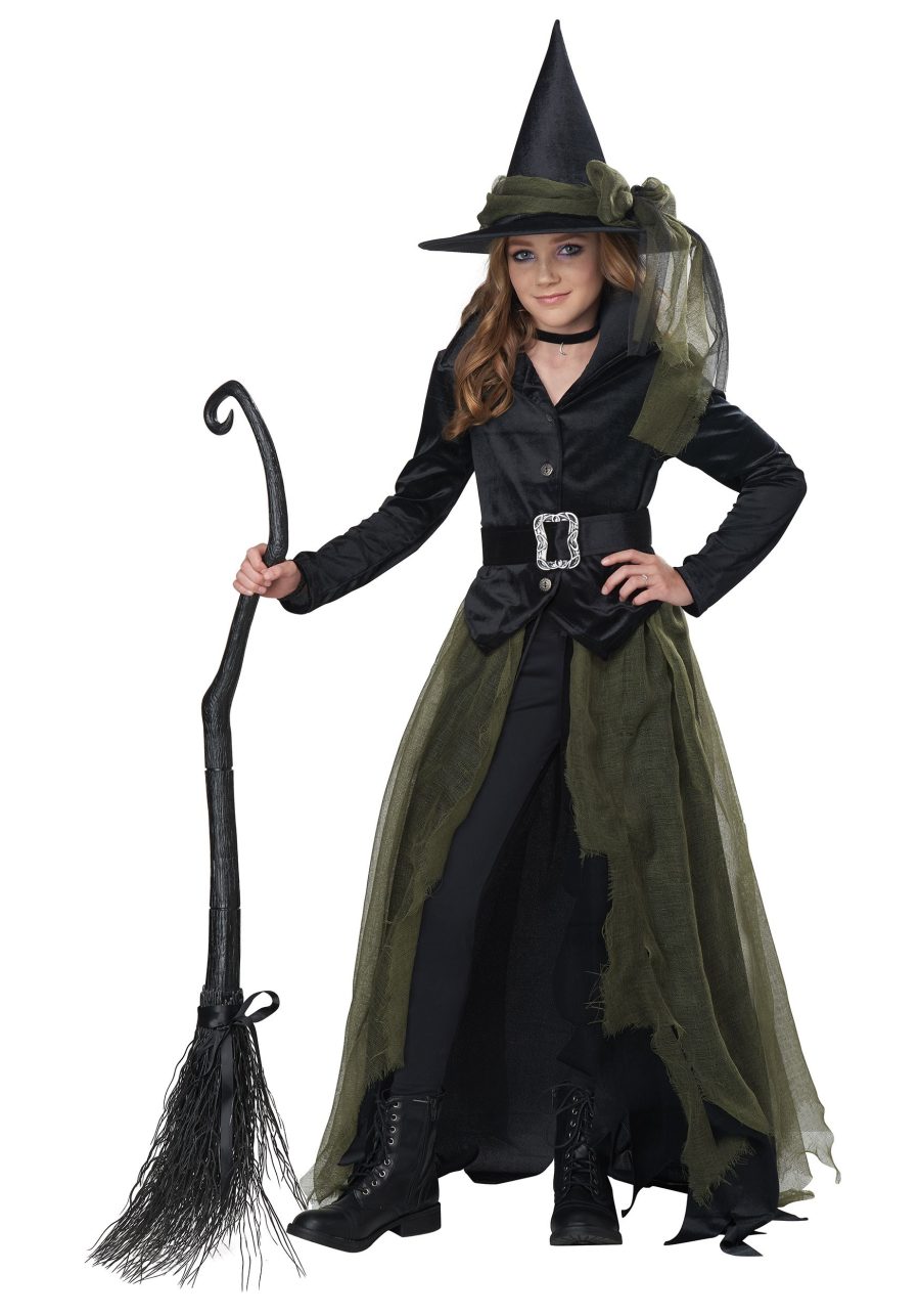 Girl's Cool Witch Costume