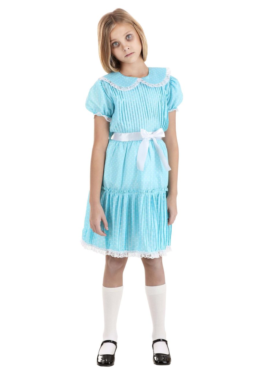 Girl's Deluxe Creepy Twin Sister Costume