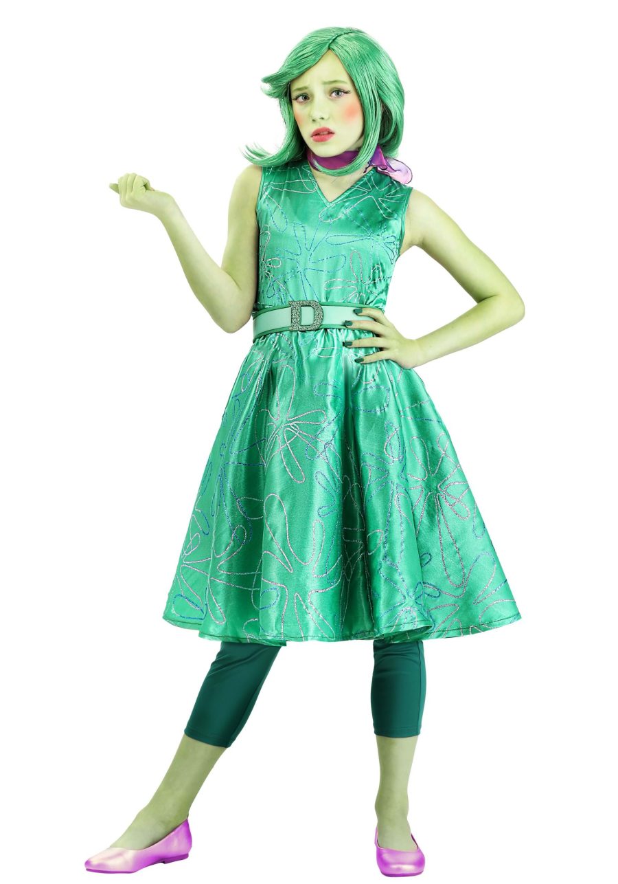 Girl's Disney and Pixar Inside Out Disgust Costume