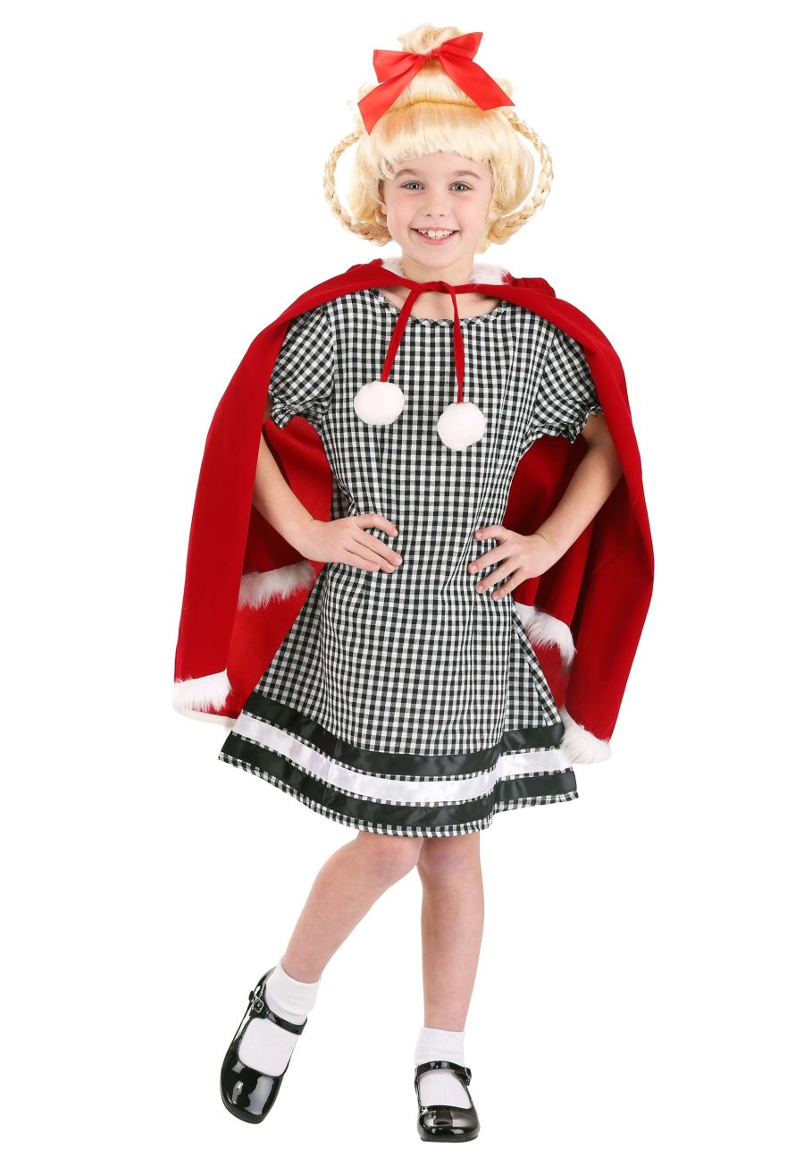 Girl's Dr. Seuss Cindy Lou Who Dress Costume