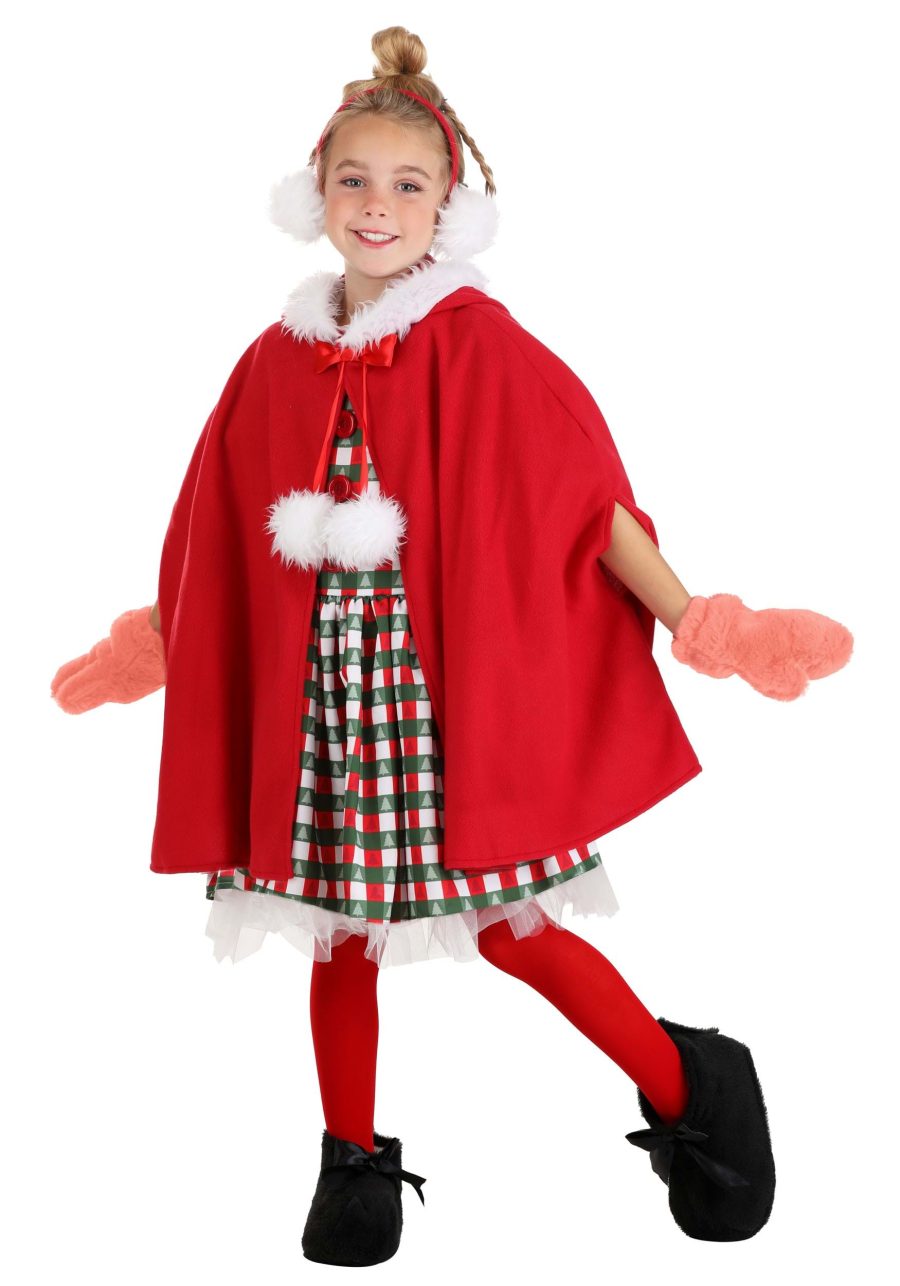 Girl's Dr. Seuss Storybook Cindy Lou Who Costume