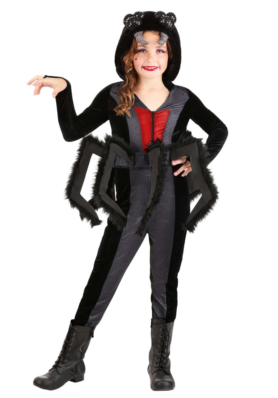 Girl's Epic Black Widow Spider Costume