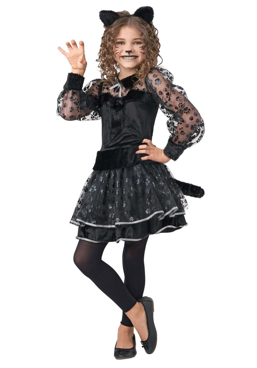 Girl's Kitten Tracks Costume