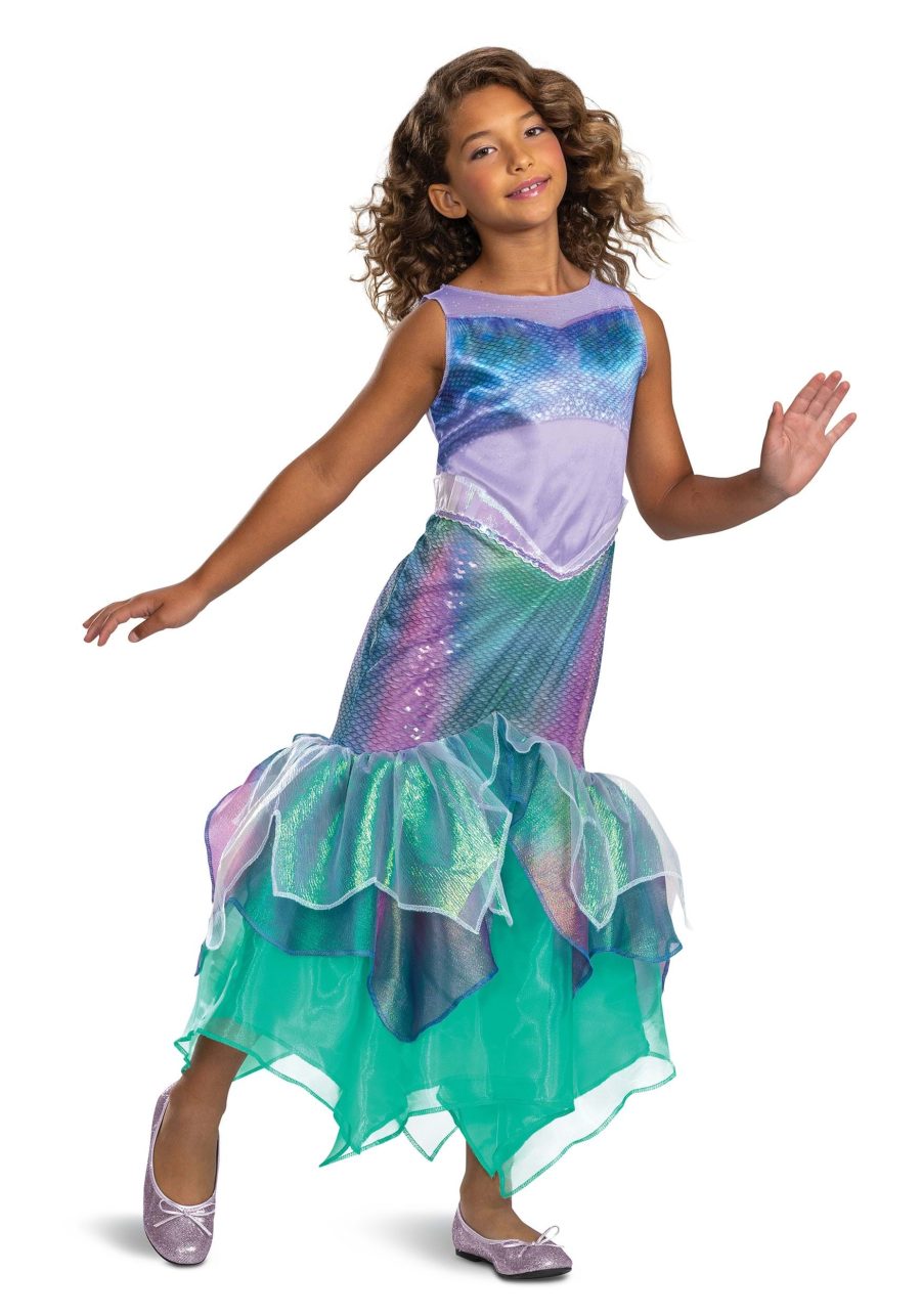 Girl's Little Mermaid Live Action Deluxe Ariel Costume