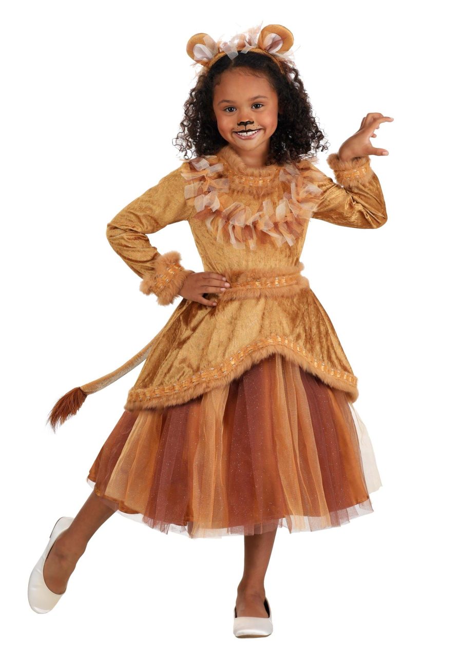 Girl's Lovely Lion Dress Costume