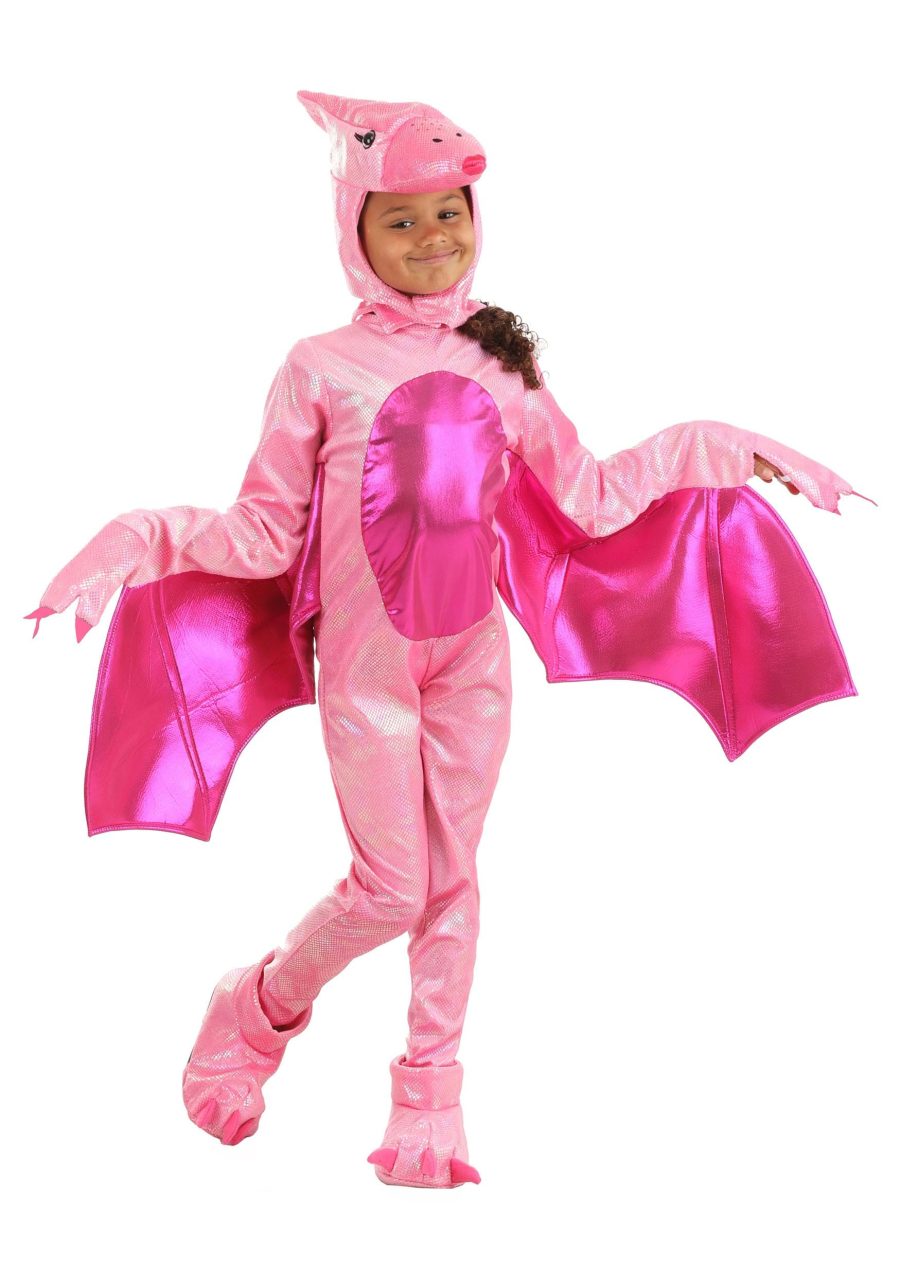 Girl's Pink Pterodactyl Costume