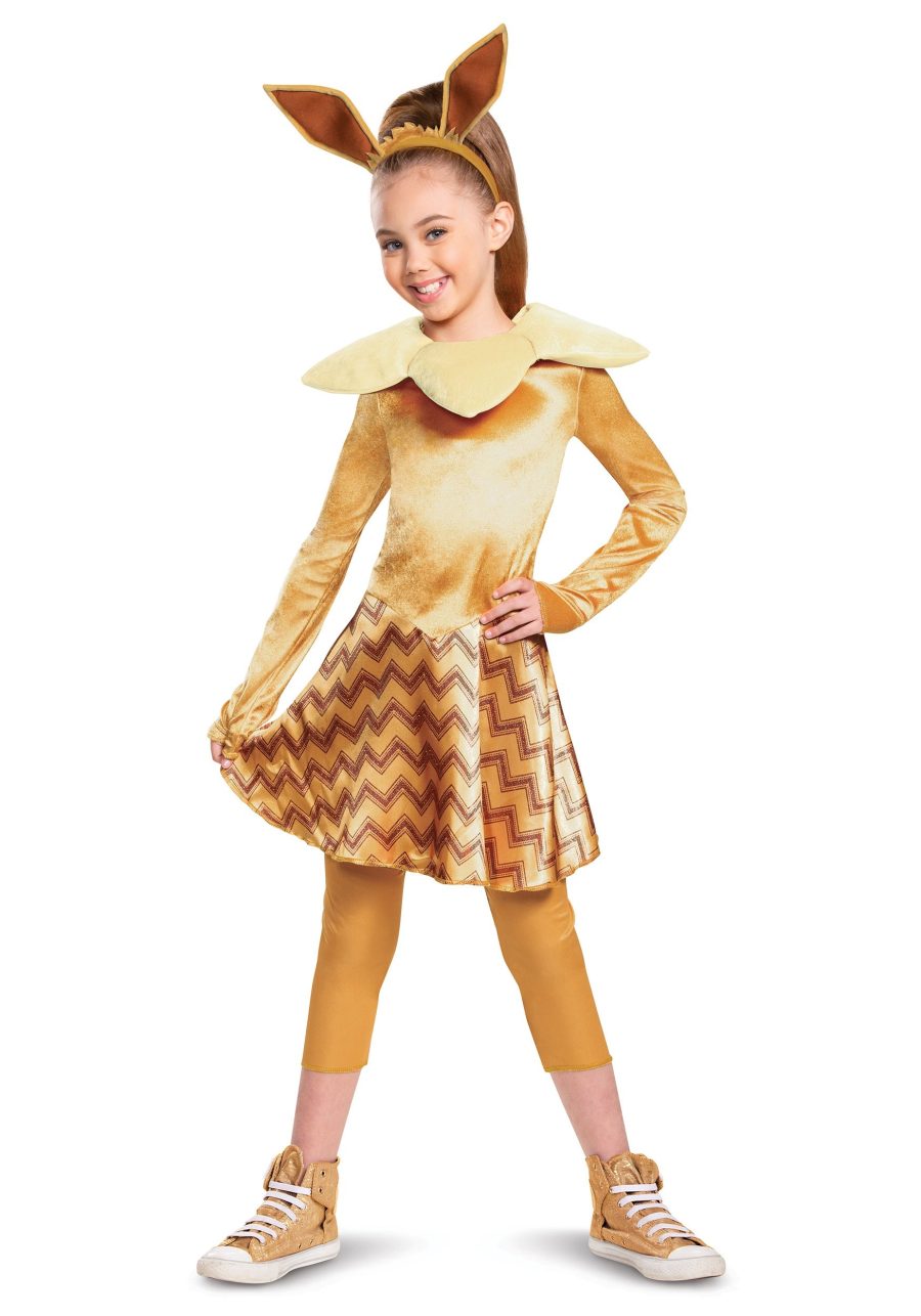 Girl's Pok??mon Deluxe Eevee Costume