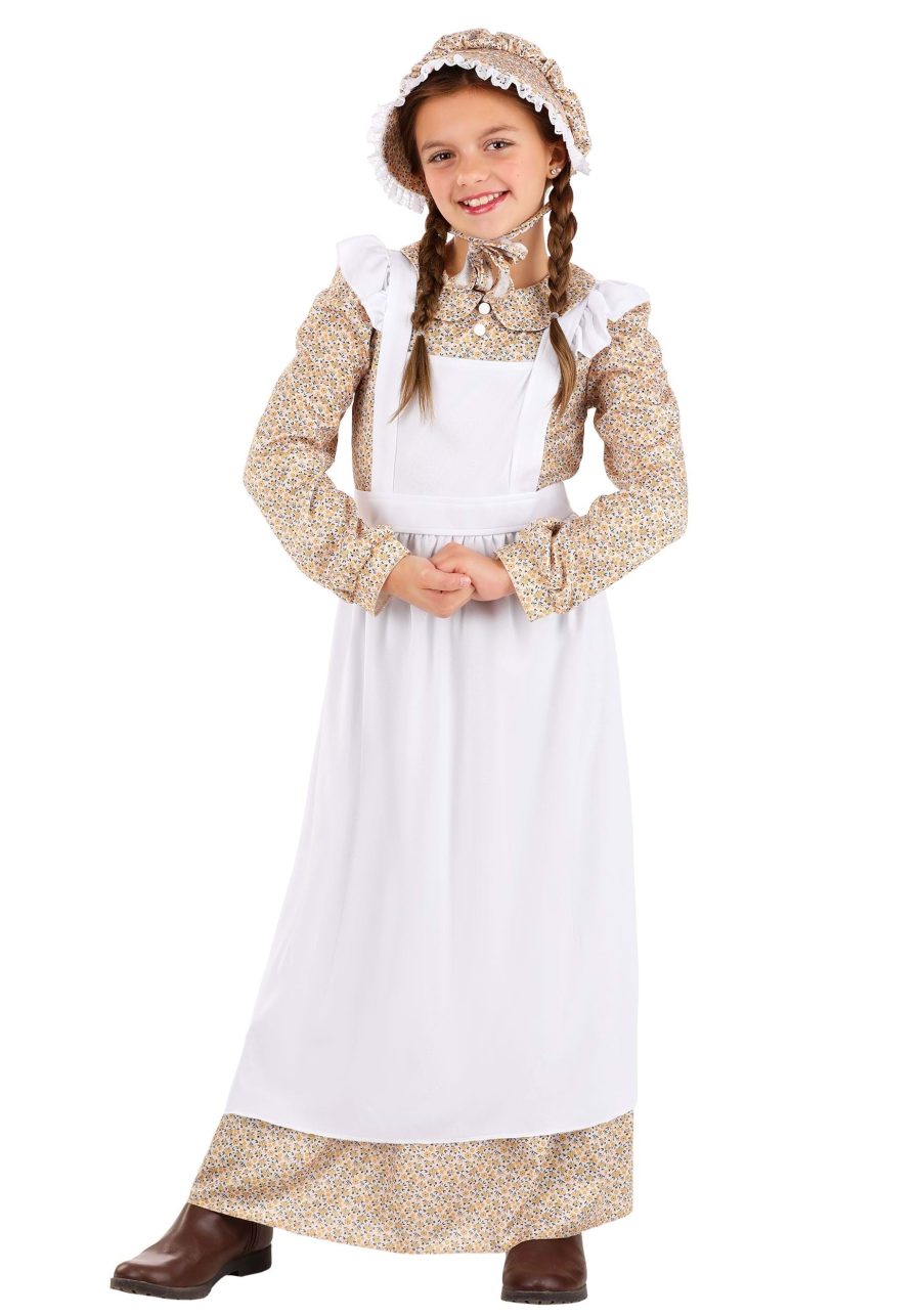 Girl's Prairie Girl Sustainable Materials Costume