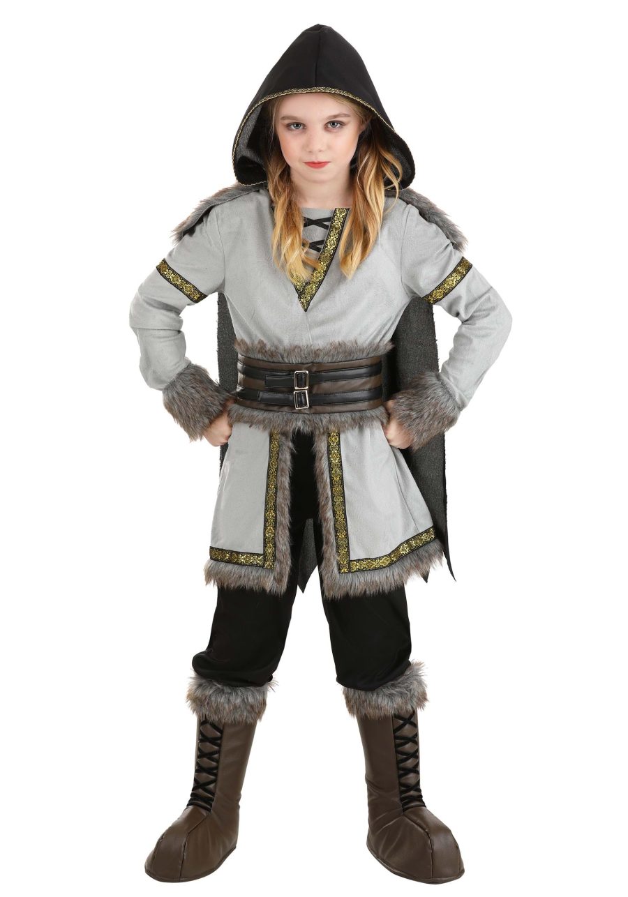 Girl's Premium Viking Costume