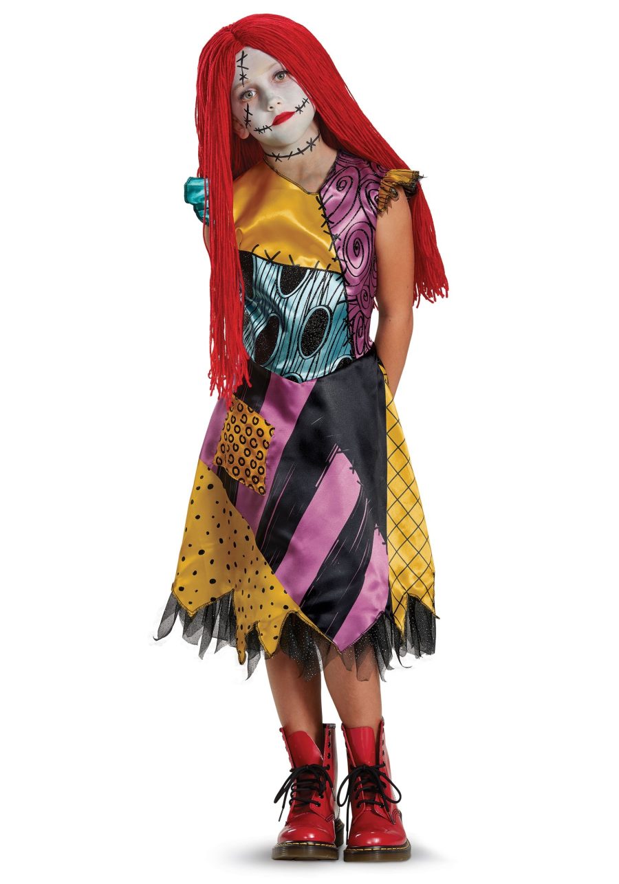 Girls Sally Deluxe Costume