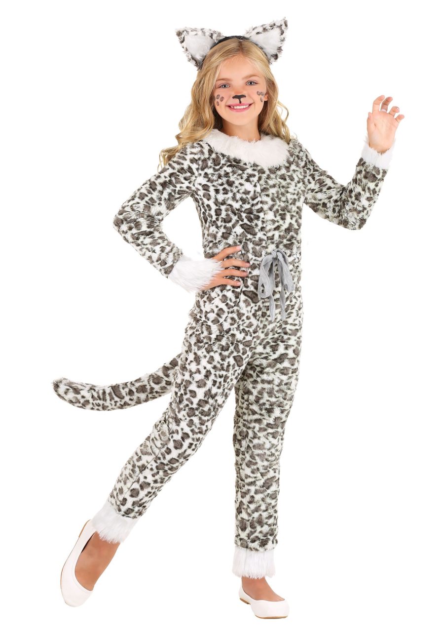 Girl's Snow Leopard Costume