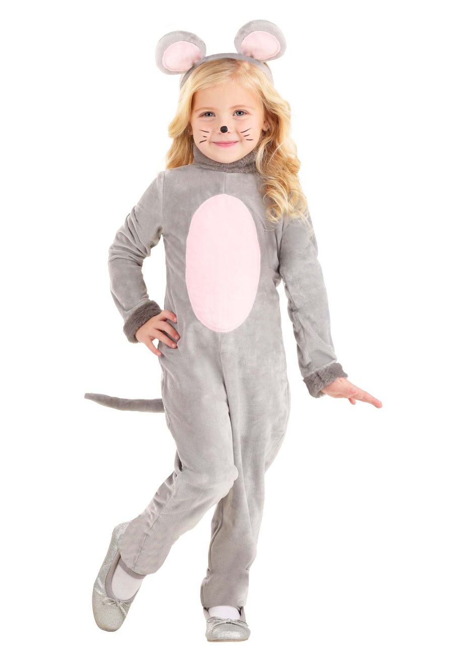 Girl's Toddler Cozy Mouse Costume