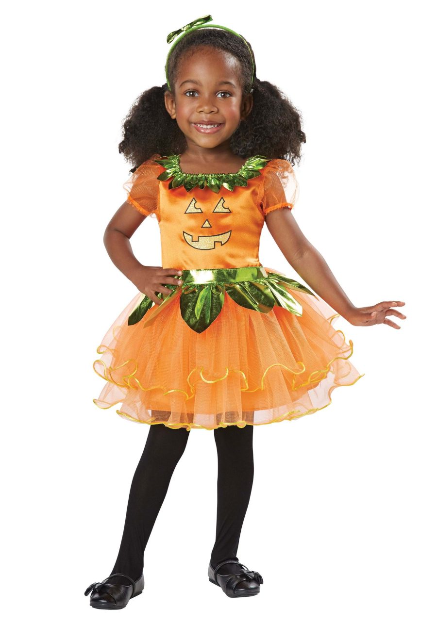 Girl's Toddler Precious Pumpkin Costume