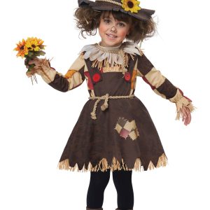 Girl's Toddler Pumpkin Patch Scarecrow Costume