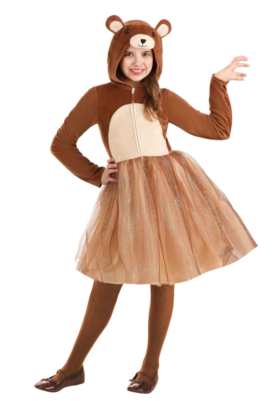 Girl's Tutu Bear Costume