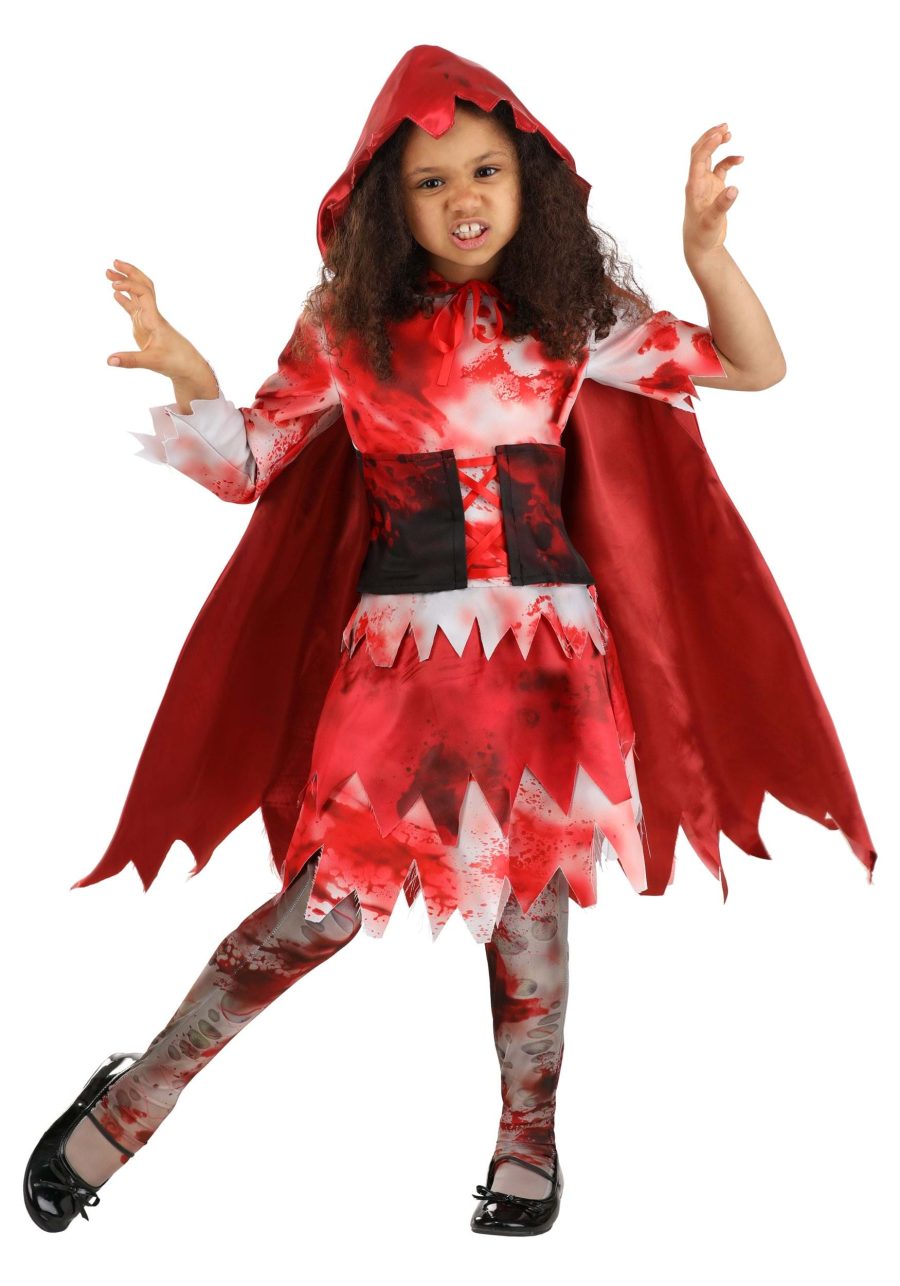 Girl's Zombie Red Riding Hood Costume