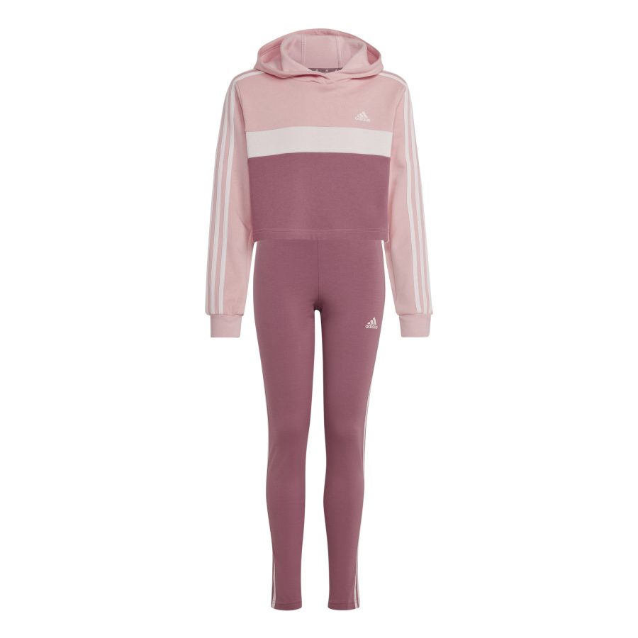 Girl's tracksuit adidas Tiberio 3-Stripes Colorblock Fleece