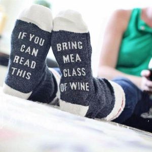 Glass Of Wine Socks