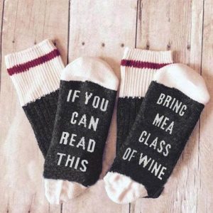 Glass Of Wine Socks