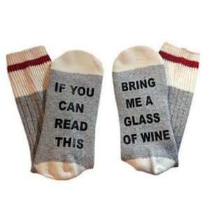 Glass Of Wine Socks