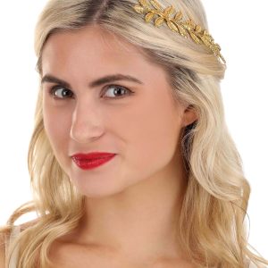 Gold Leaf Costume Crown