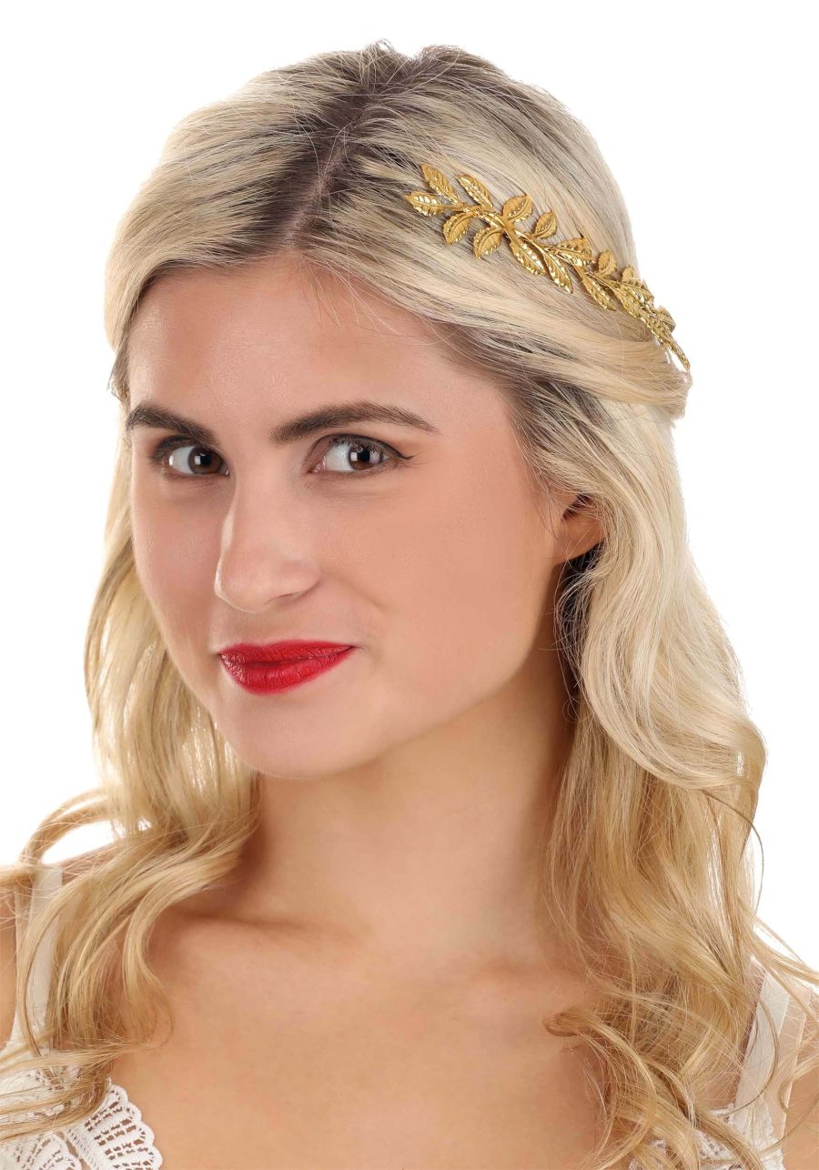 Gold Leaf Costume Crown