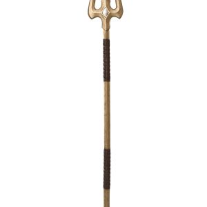 Gold Sea Trident Staff