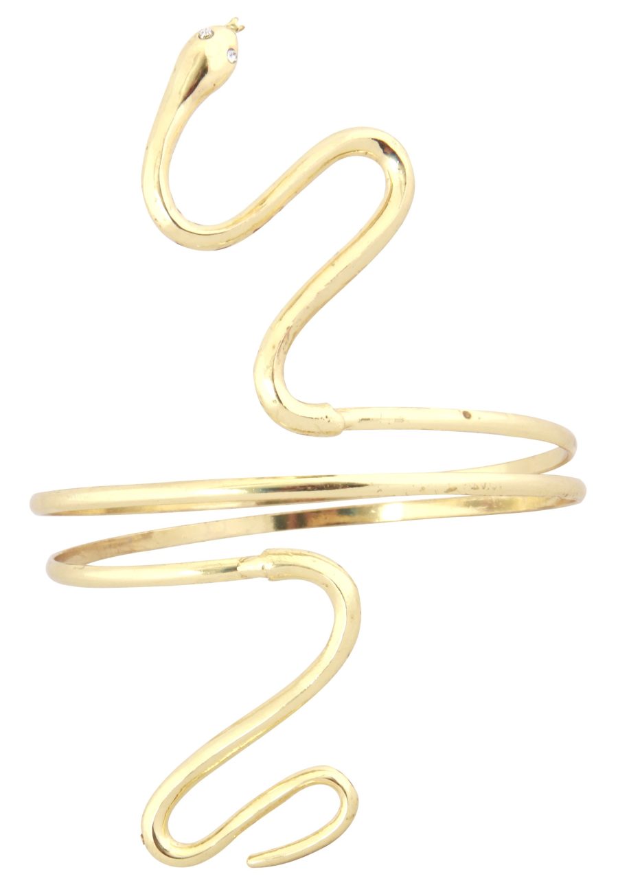 Gold Snake Armband for Women