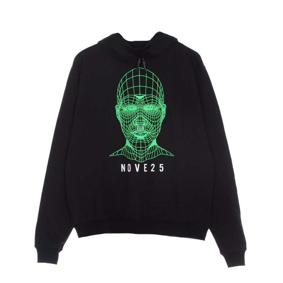 Green Face Hoodie X Nove25 Men's Lightweight Hooded Sweatshirt