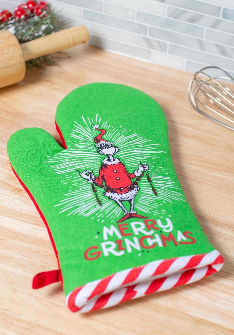 Grinch Oven Mitt