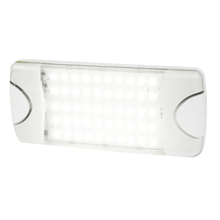 HELLA MARINE 980629001 DURALED 50 LOW PROFILE INTERIOR/EXTERIOR LAMP - WHITE LED SPREADER BEAM