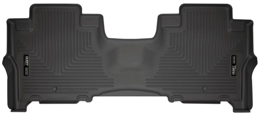 HUSKY LINERS 14331 Weatherbeater Floor Mats | Fits 2018 - 2024 Lincoln Navigator | 2nd Row, 1-pc Black