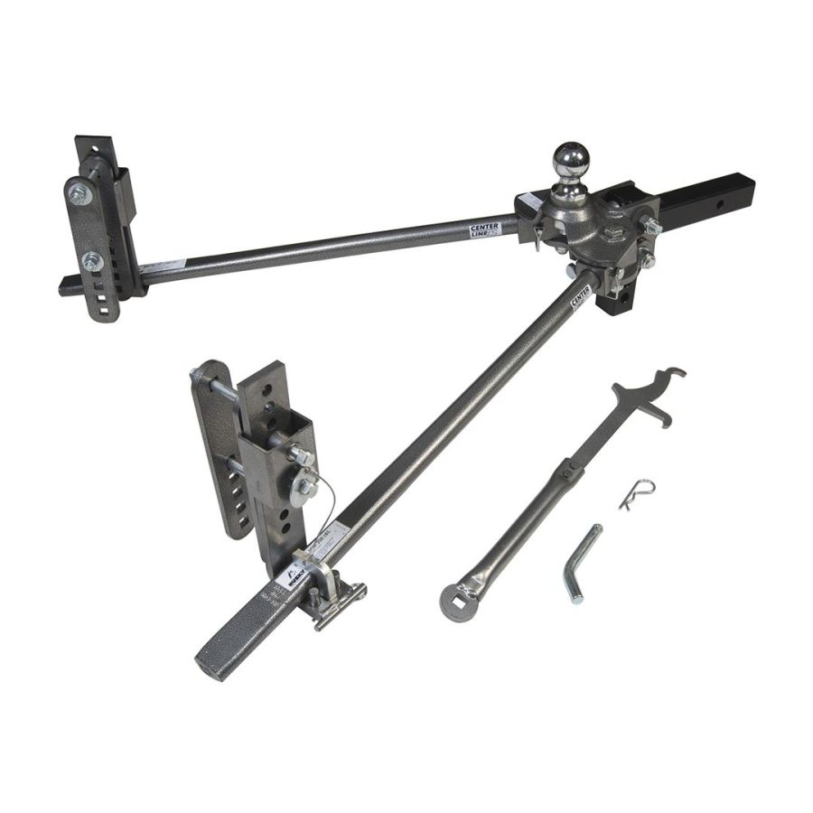 HUSKY TOWING 32216 Center Line TS with Spring Bars - 400 lb. to 600 lb. Tongue Weight Capacity (2-5/16 INCH Ball) For Trailer