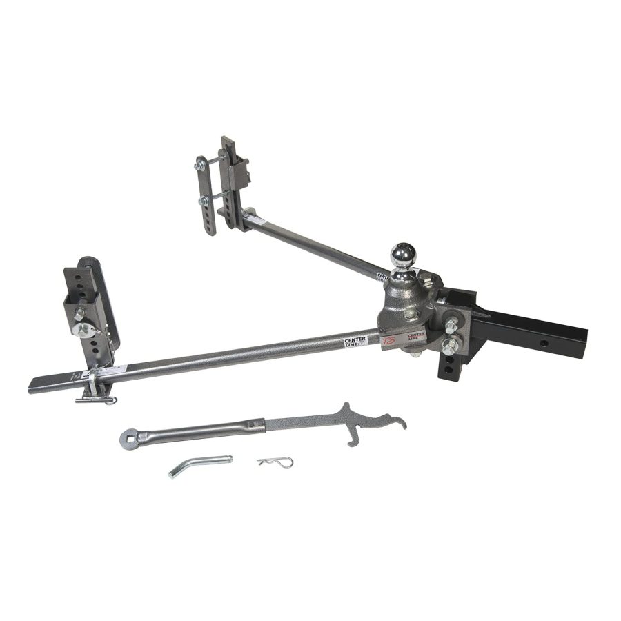 HUSKY TOWING 32217 Center Line TS with Spring Bars - 600 lb. to 800 lb. Tongue Weight Capacity (2-5/16 INCH Ball)