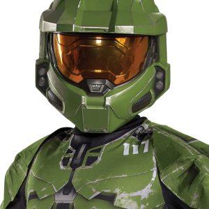 Halo Infinite Master Chief Full-Face Costume Mask for Kids