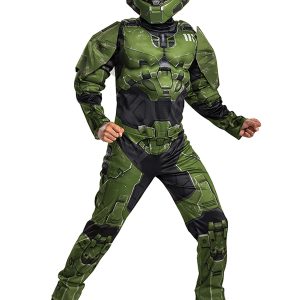 Halo Infinite Master Chief Kid’s Muscle Costume