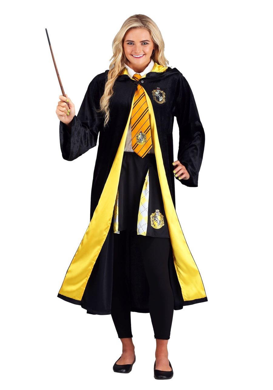 Harry Potter Adult Deluxe Hufflepuff Robe Costume