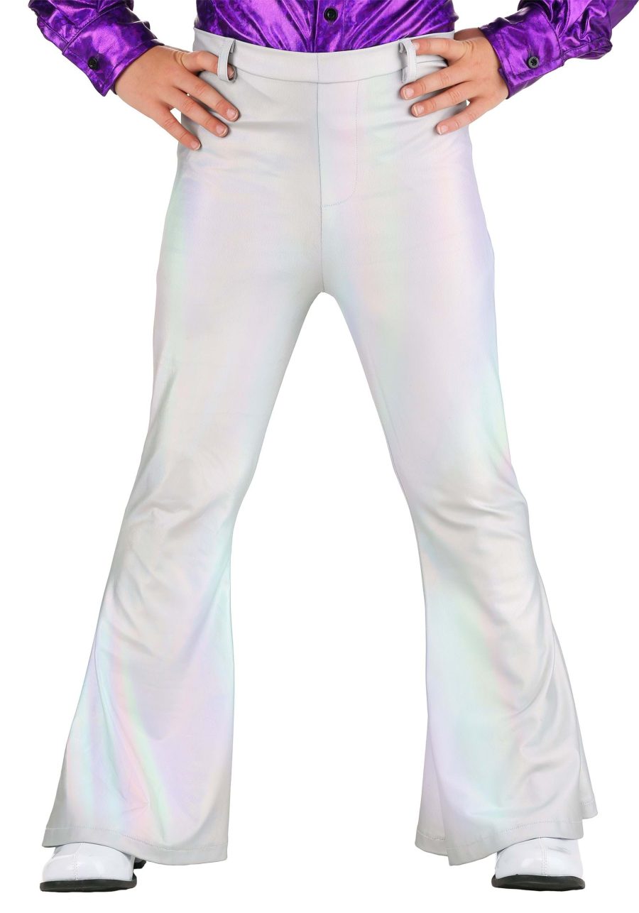 Holographic Disco Pants for Kids