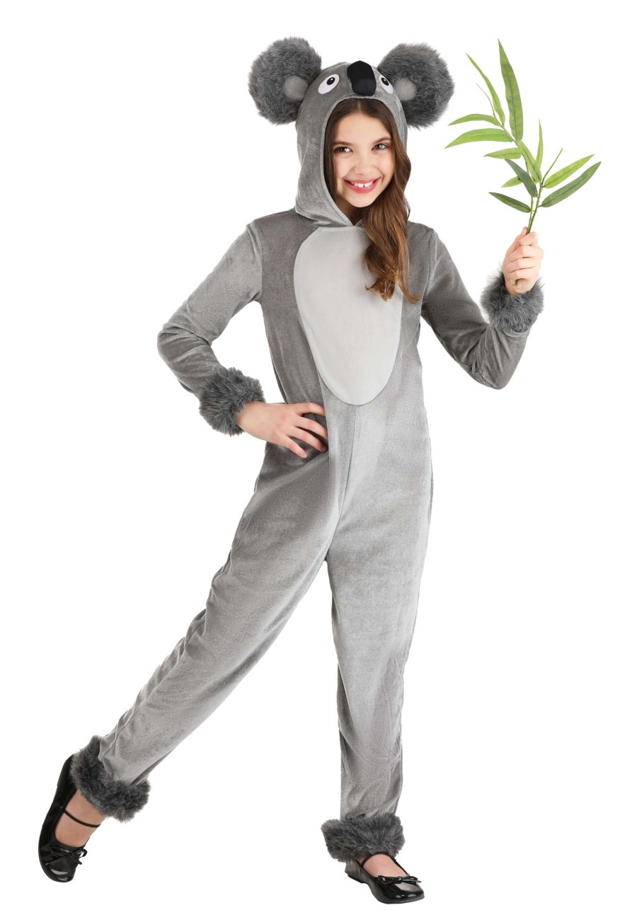 Hooded Koala Girl's Costume