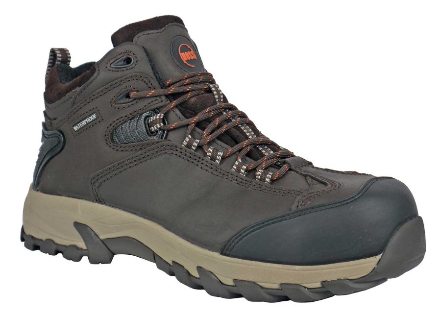 Hoss Boots 50406 Frontier Men's 4" Waterproof Composite Toe Work Boot - Extra Depth